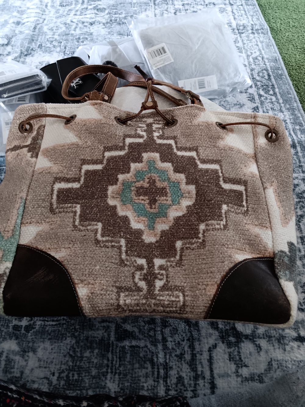 Myra Stylish Boho/ Western Handbag. Used.